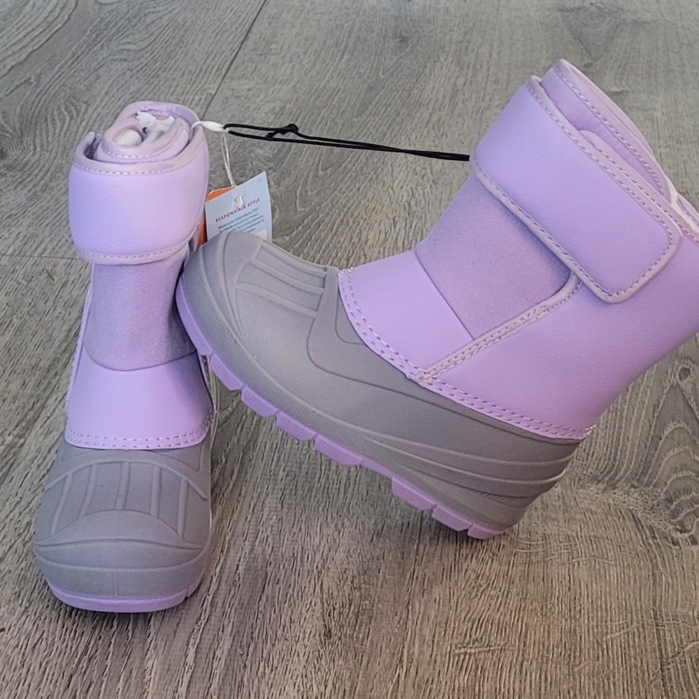 Cat & Jack Toddler Girls Lenny Winter Boots kids size 11